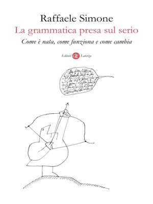 cover image of La grammatica presa sul serio